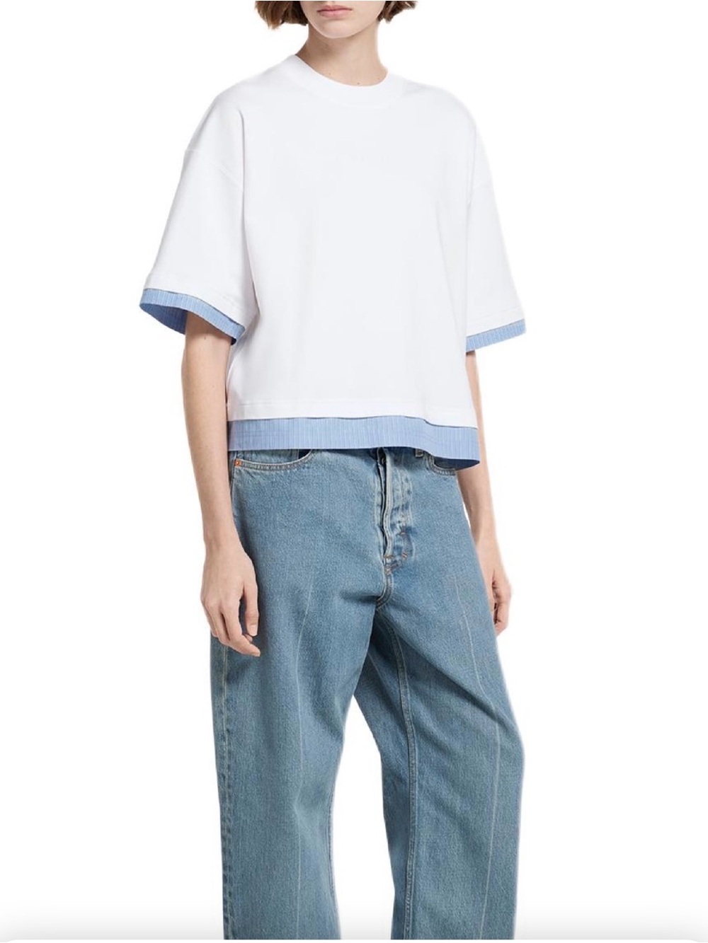 GUCCI 2025AW 833049 XJHGV Crew Neck Embroidered Soft Jersey T-Shirt XXS